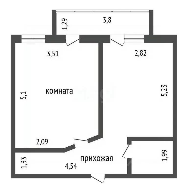 1-к кв. Красноярский край, Красноярск городской округ, пос. Солонцы, ... - Фото 2