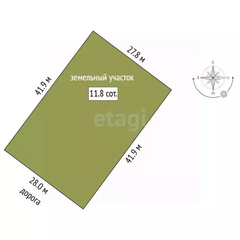 Участок в Марий Эл, Медведевский район, Знаменское с/пос, д. Гари ул. ... - Фото 1