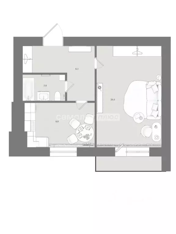 1-к кв. Белгородская область, Белгород ул. Белгородского полка, 74к2 ... - Фото 1