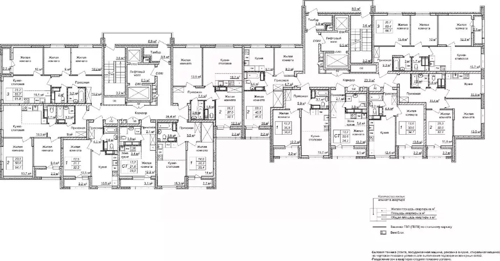 2-к кв. Нижегородская область, Нижний Новгород Кузнечиха Город жилой ... - Фото 2