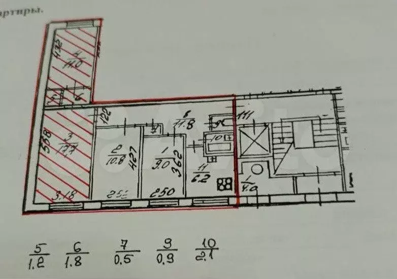 Комната 17,7 м в 4-к., 1/9 эт. - Фото 0