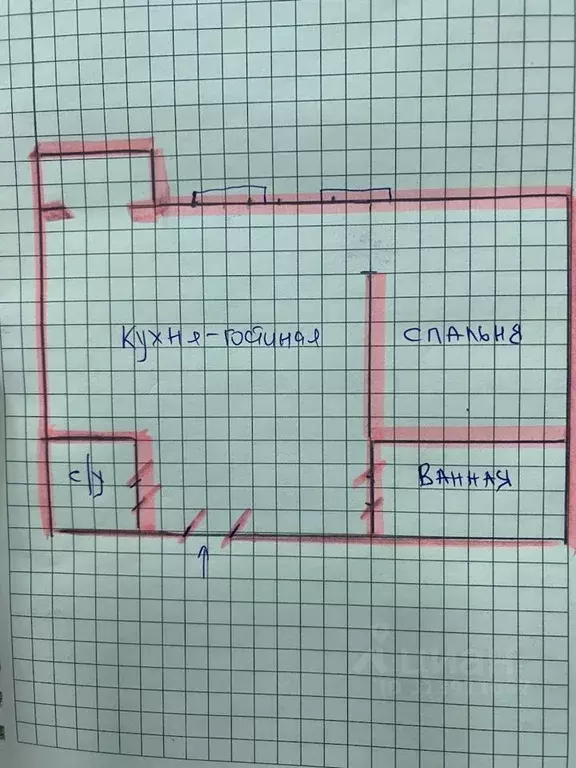 1-к кв. Псковская область, Псков Петровская ул., 4А (37.0 м) - Фото 0