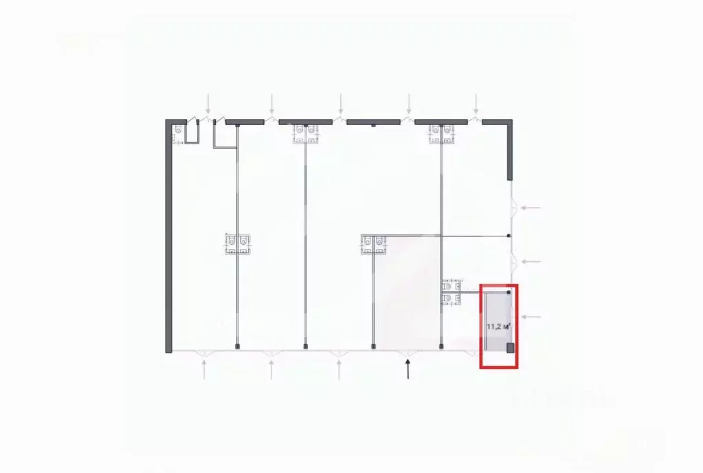 Помещение свободного назначения в Москва Тушинская ул., 24С15 (11 м) - Фото 2