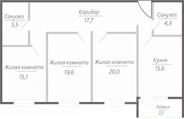 3-к кв. Самарская область, Тольятти ул. Фрунзе, 2В (100.0 м) - Фото 0