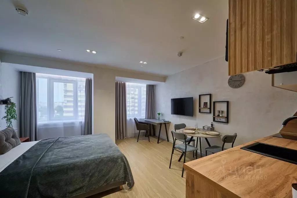 Студия Краснодарский край, Краснодар Уральская ул., 75/6 (27.0 м) - Фото 2