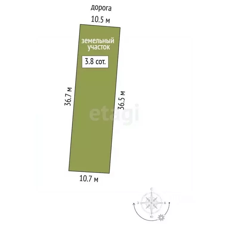 Участок в Мордовия, Саранск Натуралист СНТ,  (3.8 сот.) - Фото 2
