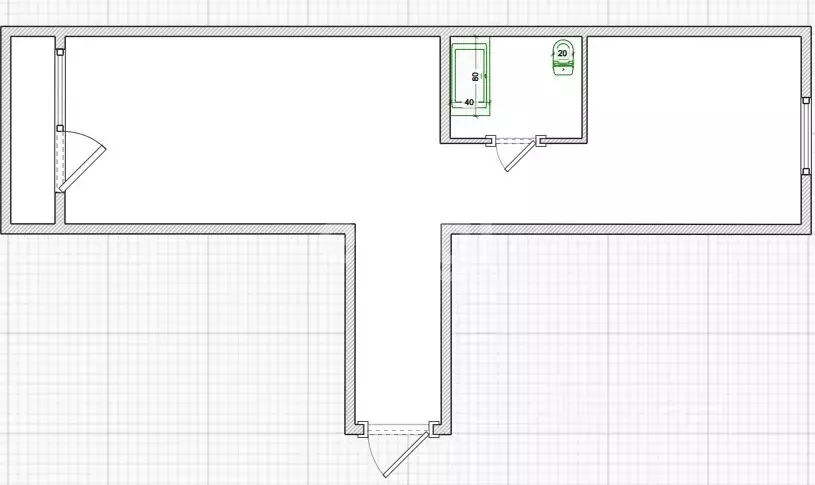 1-к кв. Хабаровский край, Хабаровск Моряков-Амурцев кв-л, 35 (34.2 м) - Фото 2