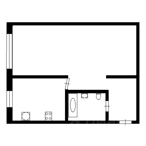 1-к кв. Коми, Сыктывкар ул. Славы, 18 (34.3 м) - Фото 2