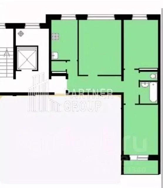 3-к кв. Тульская область, Тула ул. Клары Цеткин, 5к2 (64.8 м) - Фото 2