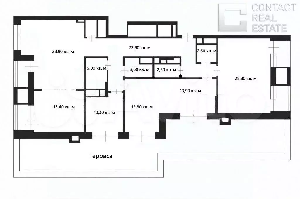 4-к. квартира, 227 м, 19/21 эт. - Фото 0