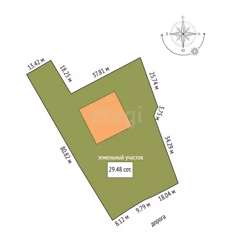 Дом в Белгород, Дальняя Тихая улица (400 м) - Фото 1