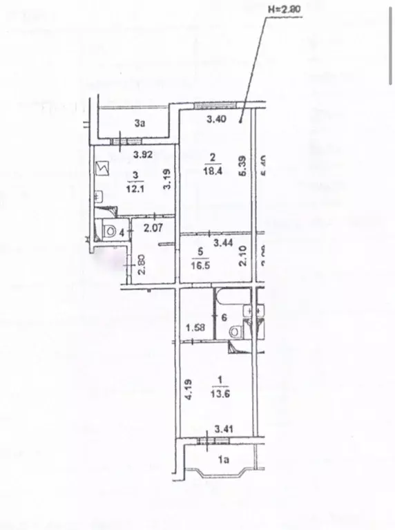 3-к кв. Москва ул. Юных Ленинцев, 47К4 (65.2 м) - Фото 2