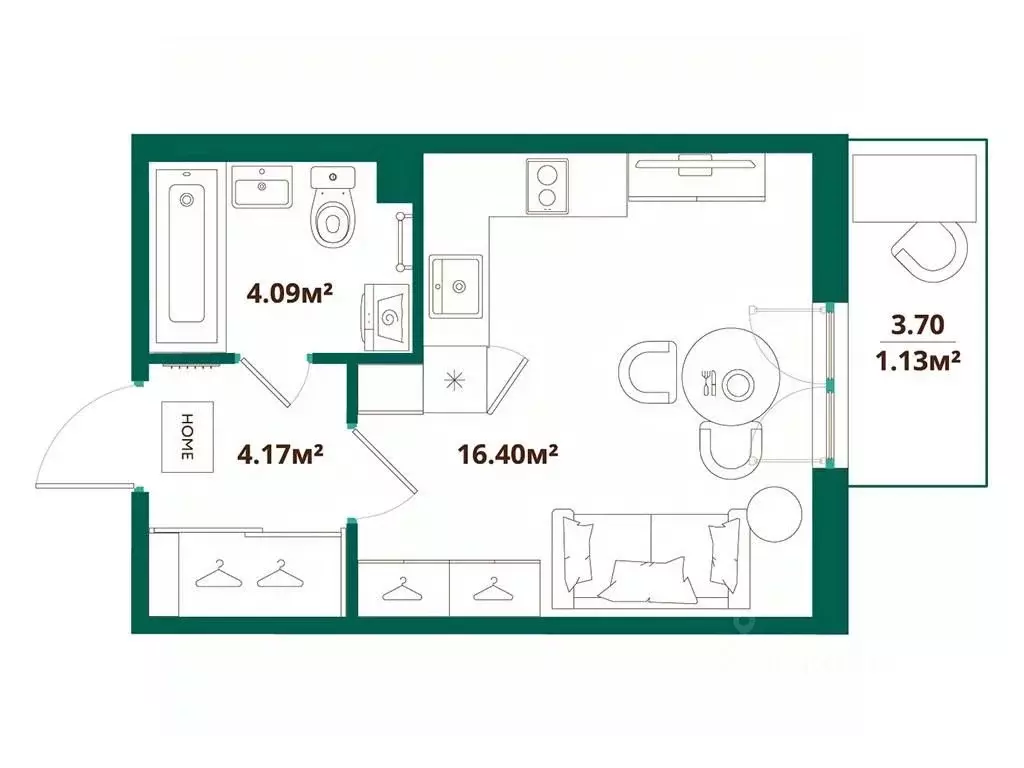 Студия Ленинградская область, Ломоносовский район, Аннинское городское ... - Фото 1