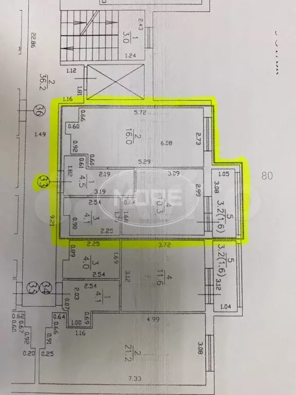 1-к. квартира, 35 м, 5/6 эт. - Фото 0