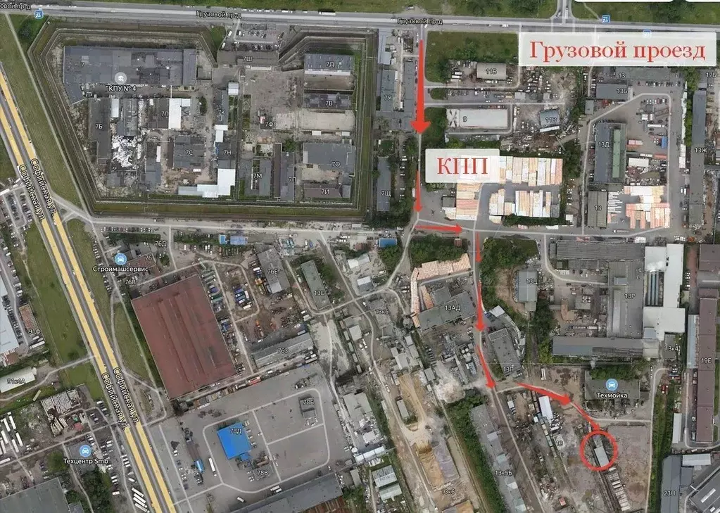 Производственное помещение в Санкт-Петербург Грузовой проезд, 13М (240 ... - Фото 2