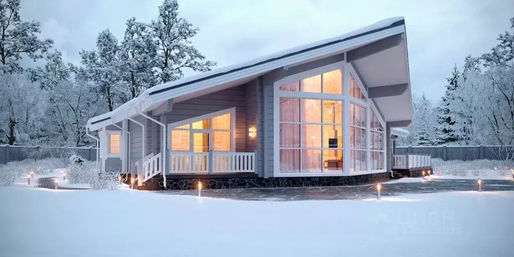 Коттедж в Ленинградская область, Приозерский район, Ромашкинское ... - Фото 2