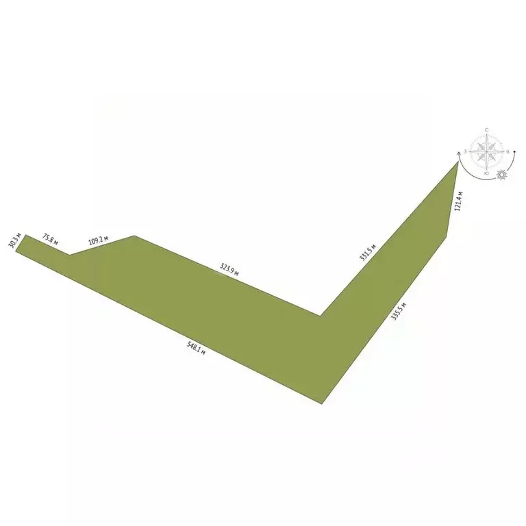 Участок в Оренбургская область, пос. Переволоцкий ул. Пушкина (3020.0 ... - Фото 2