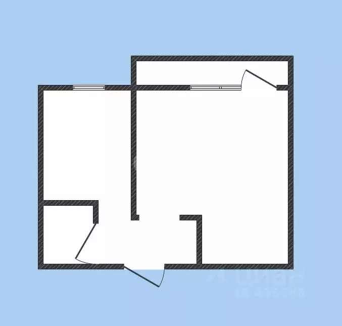1-к кв. Белгородская область, Губкин ул. Лизы Чайкиной, 6 (33.2 м) - Фото 1