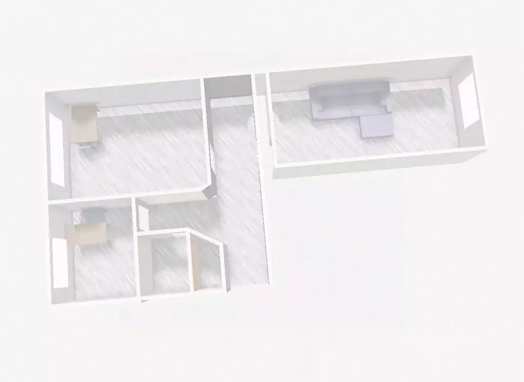 2-к кв. Московская область, Серпухов городской округ, пос. Большевик ... - Фото 2