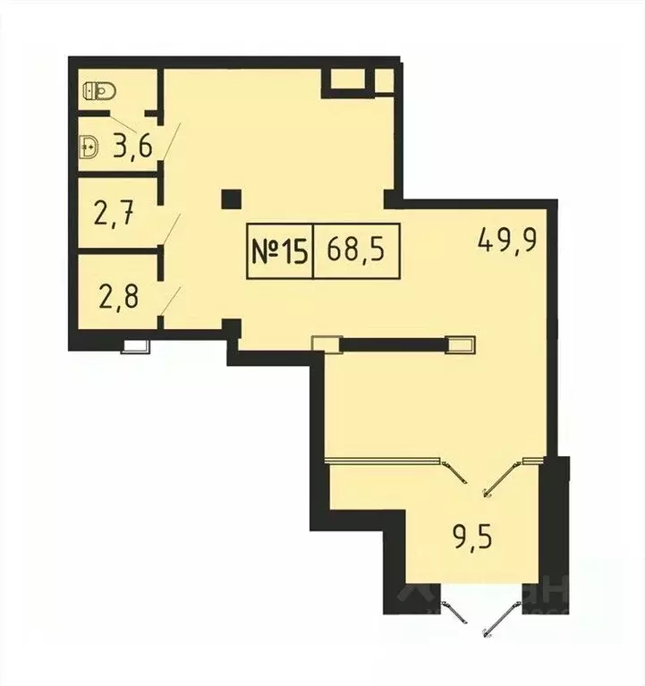 Офис в Московская область, Мытищи городской округ, д. Пирогово ... - Фото 1