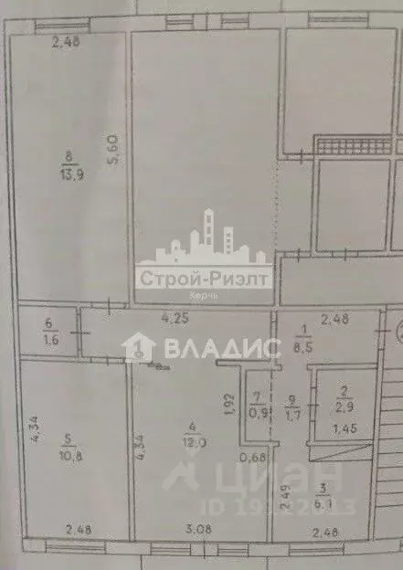 3-к кв. Крым, Керчь ул. Горького, 21 (58.4 м) - Фото 2