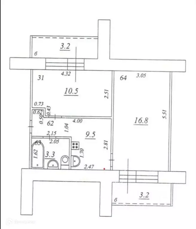 Продаётся 2-к квартира, 40.1 м - Фото 1