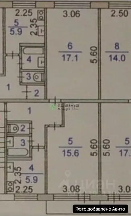 2-к кв. Томская область, Томск ул. Смирнова, 38/3 (47.1 м) - Фото 2