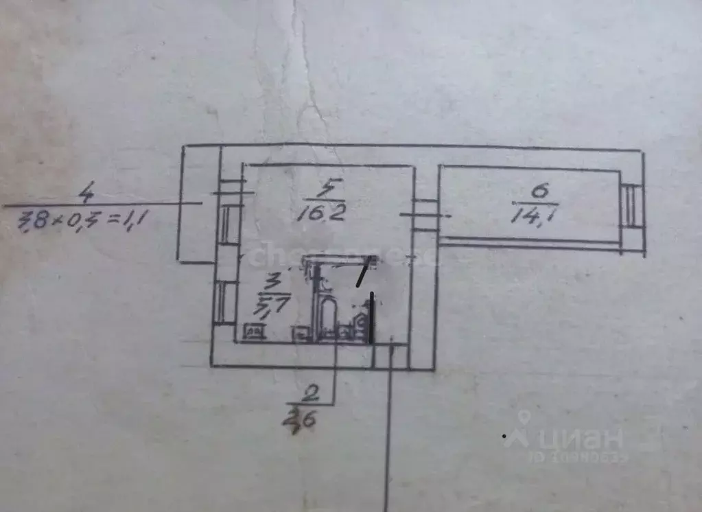 2-к кв. Севастополь с. Осипенко, ул. Сухий, 2 (44.0 м) - Фото 2