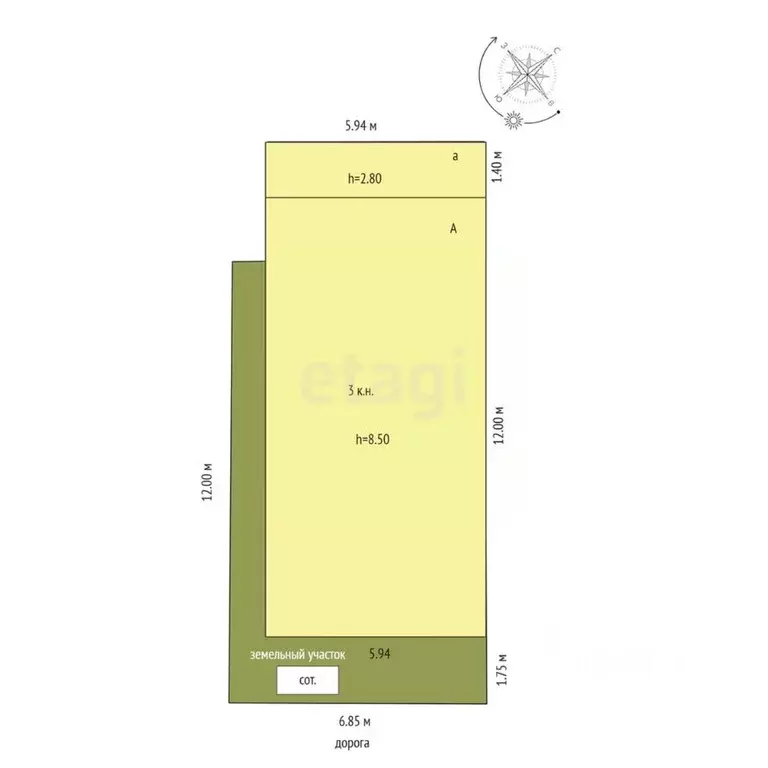 Помещение свободного назначения в Ростовская область, Кагальницкая ... - Фото 2