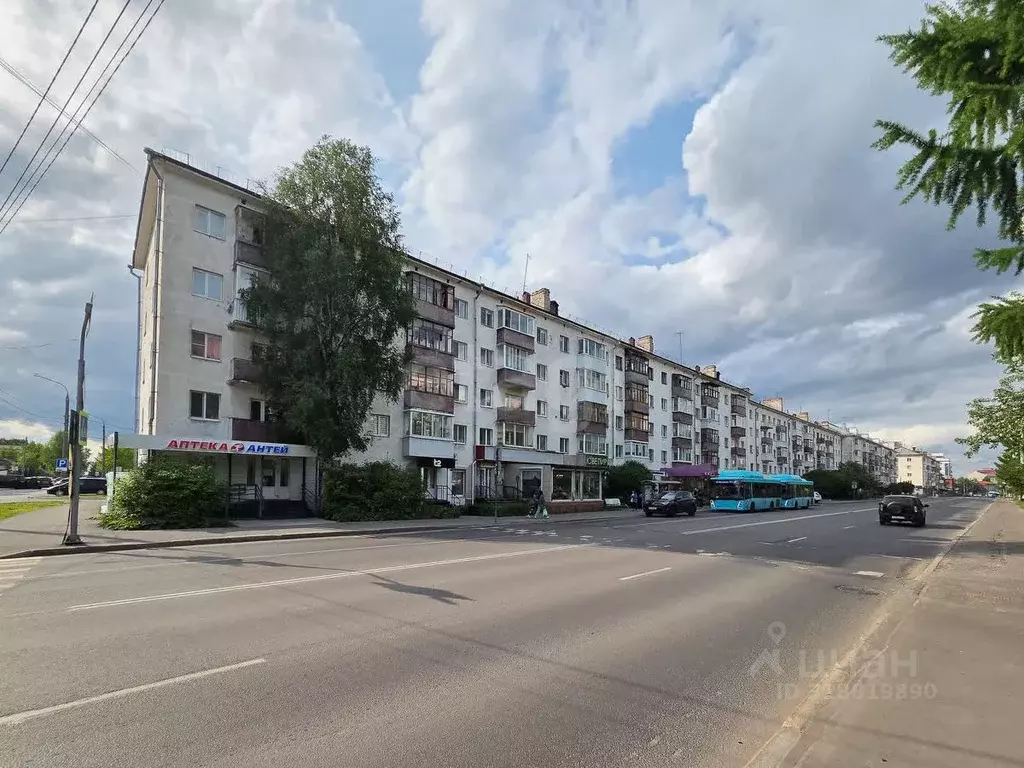 1-к кв. Архангельская область, Архангельск Троицкий просп., 121к1 ... - Фото 0