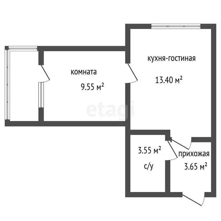 1-комнатная квартира: Воронеж, микрорайон Шилово, улица ... - Фото 1