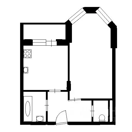 1-к кв. Башкортостан, Уфа ул. Генерала Кусимова, 15/2 (36.0 м) - Фото 1