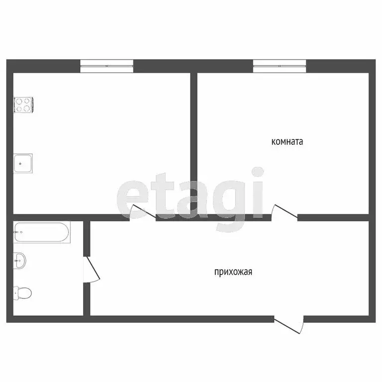 1-комнатная квартира: Сочи, Теневой переулок, 3Г (36 м) - Фото 0