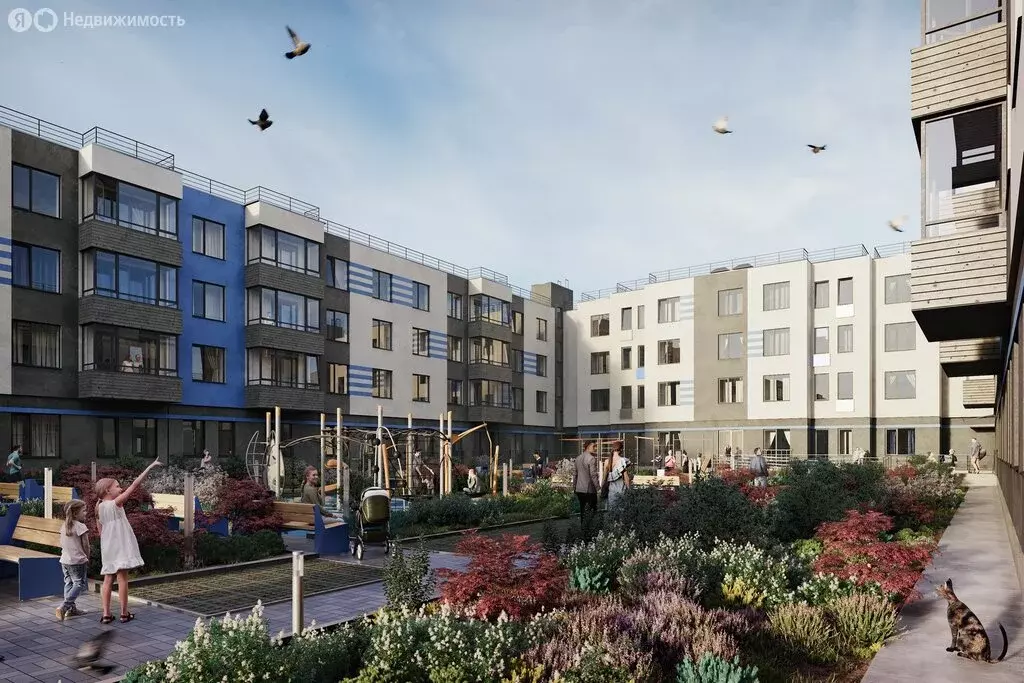 1-комнатная квартира: деревня Малое Верево, улица Кутышева, 9к2 (37 м) - Фото 2