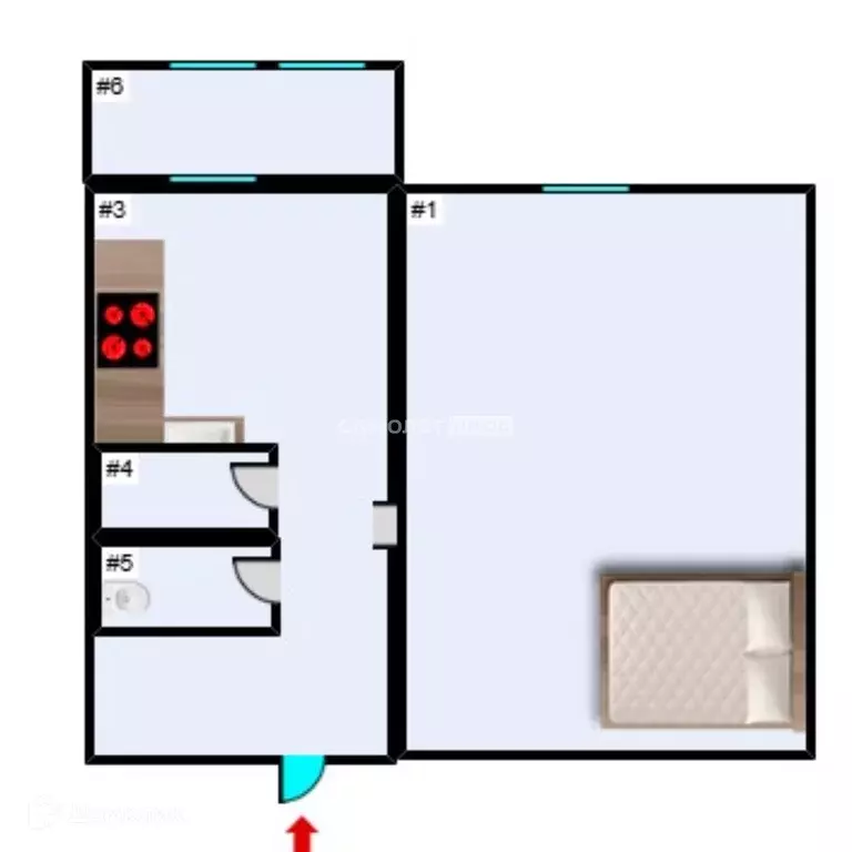 Продаётся 1-к квартира, 31.2 м - Фото 1