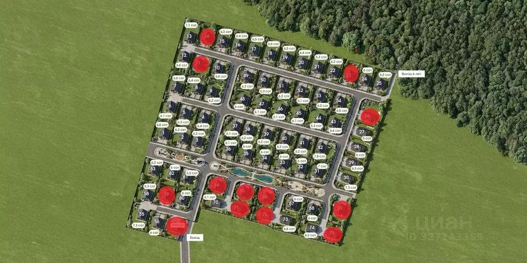 Участок в Калининградская область, Гурьевский муниципальный округ, ... - Фото 2