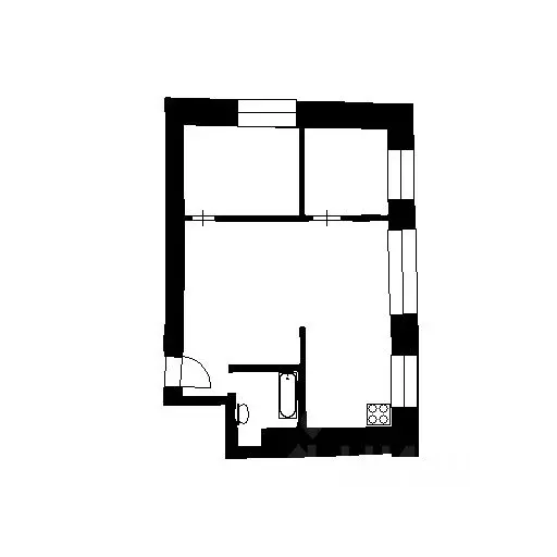 2-к кв. Санкт-Петербург ул. Шелгунова, 7к2 (57.5 м) - Фото 2