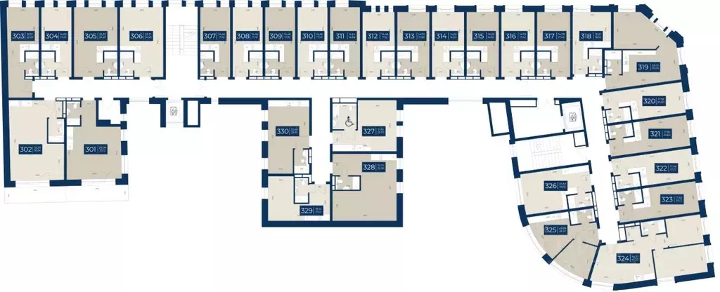 1-к кв. Татарстан, Казань ул. Бурхана Шахиди, 18/18 (26.52 м) - Фото 2