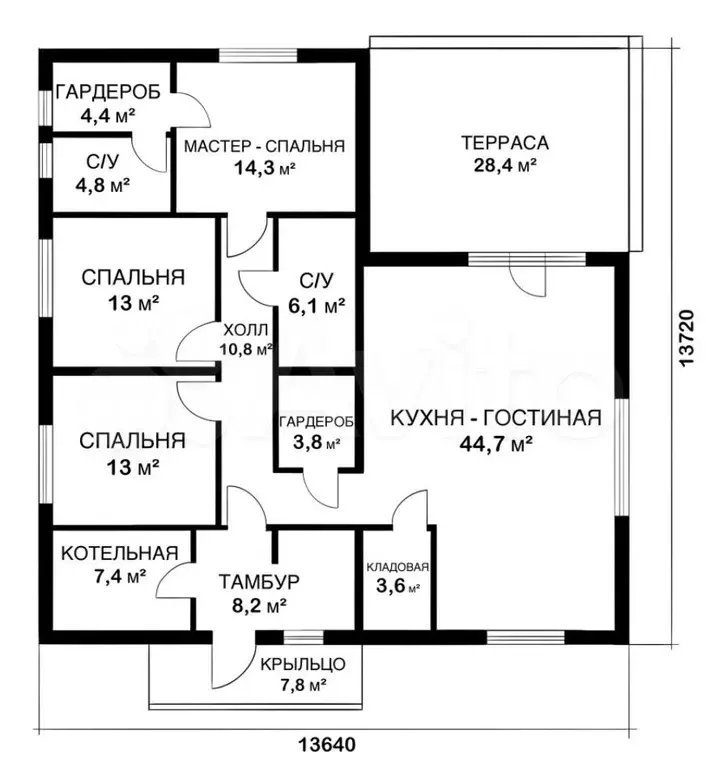 Дом 176,5 м на участке 7 сот. - Фото 0