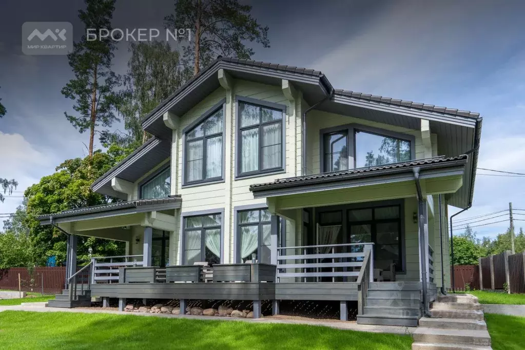 Дом в Ленинградская область, Выборгский район, Полянское с/пос, пос. ... - Фото 2