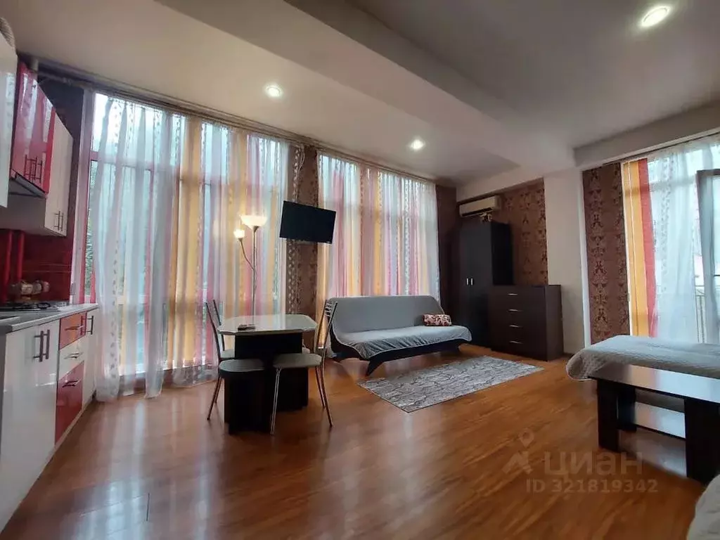 1-к кв. Краснодарский край, Сочи Мамайка мкр, ул. Загородная, 3/6 ... - Фото 1