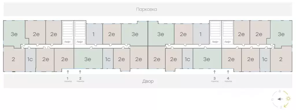 2-к кв. Воронежская область, Новоусманский район, пос. Отрадное ул. ... - Фото 2