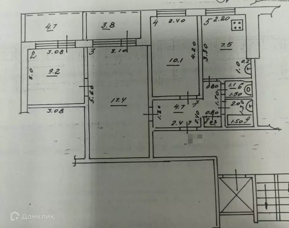 Продаётся 3-к квартира, 52.3 м - Фото 1