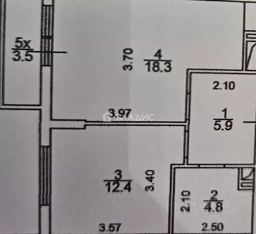 1-к кв. Ростовская область, Ростов-на-Дону Западный мкр, ул. Жмайлова, ... - Фото 2