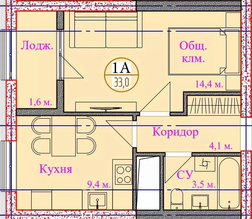 1-к кв. Чеченская республика, Грозный пос. Строителей, ул. Имени Айнди ... - Фото 1