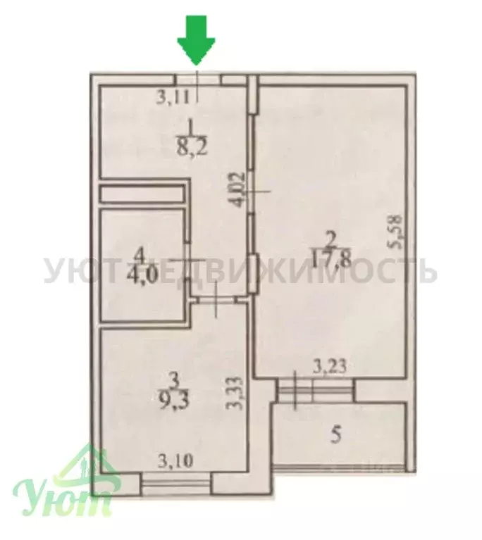 1-к кв. Московская область, Жуковский ул. Солнечная, 19 (39.3 м) - Фото 1