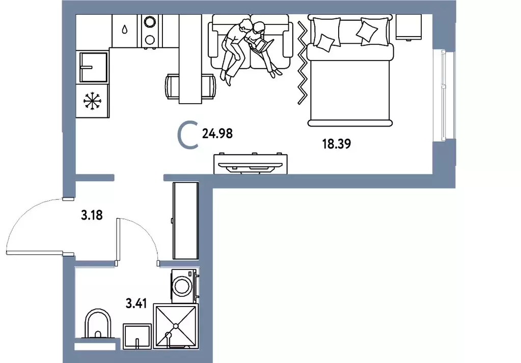 Студия Свердловская область, Екатеринбург муниципальное образование, ... - Фото 1