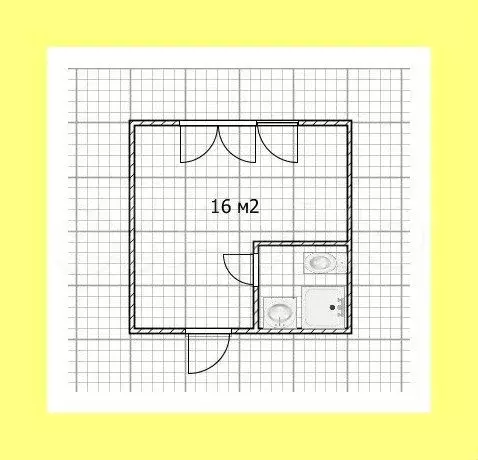 Квартира-студия, 16 м, 2/14 эт. - Фото 0