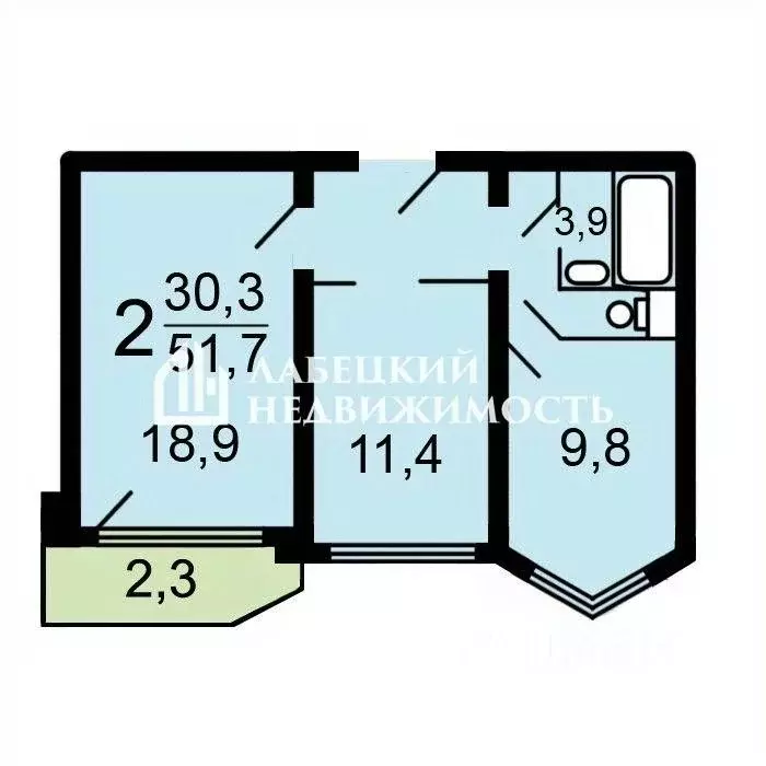 2-к кв. Московская область, Люберцы Красная Горка мкр, просп. ... - Фото 2