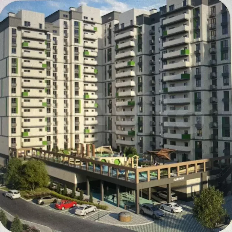 Машиноместо, 22 м - Фото 0